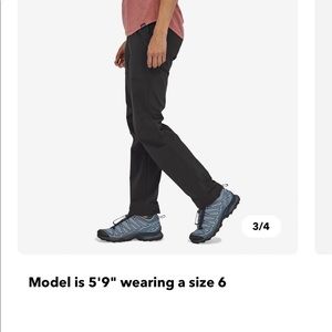 Patagonia Point Peak Trail Pants - Black - Size 6